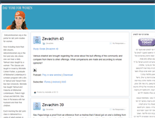 Tablet Screenshot of dafyomi4women.org